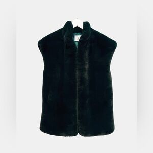 DEA
DEA- LONG FAUX FUR VEST | BOTTLE GREEN